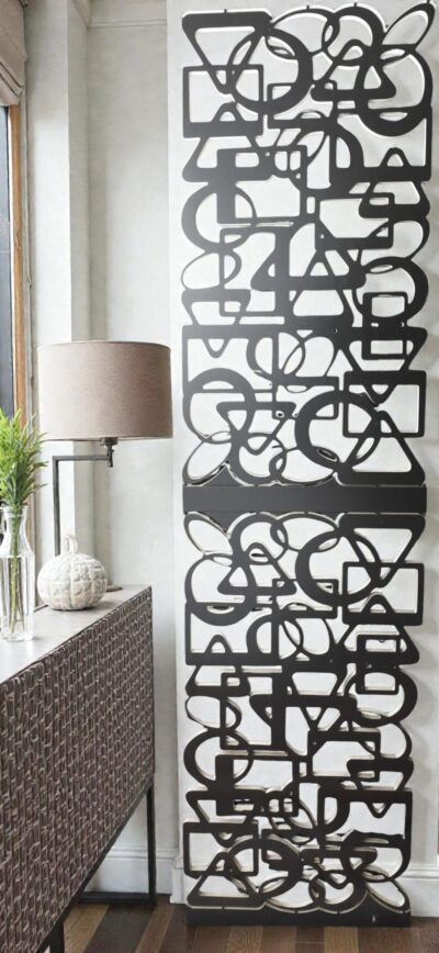 perete decorativ negru
